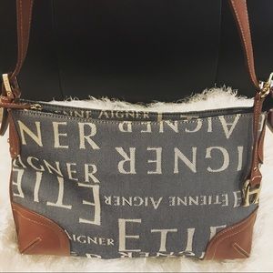 Mid-size Etienne Aigner bag.